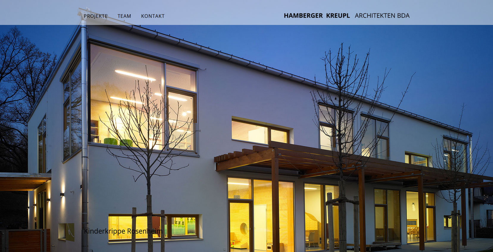 Webdesign und Webseitenerstellung für HK Architekten in Rosenheim